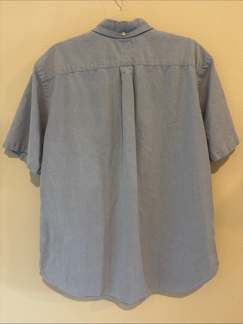 Ralph Lauren Blue Button Down Short-Sleeve Polo  Shirt Classic Fit - Picture 4 of 4